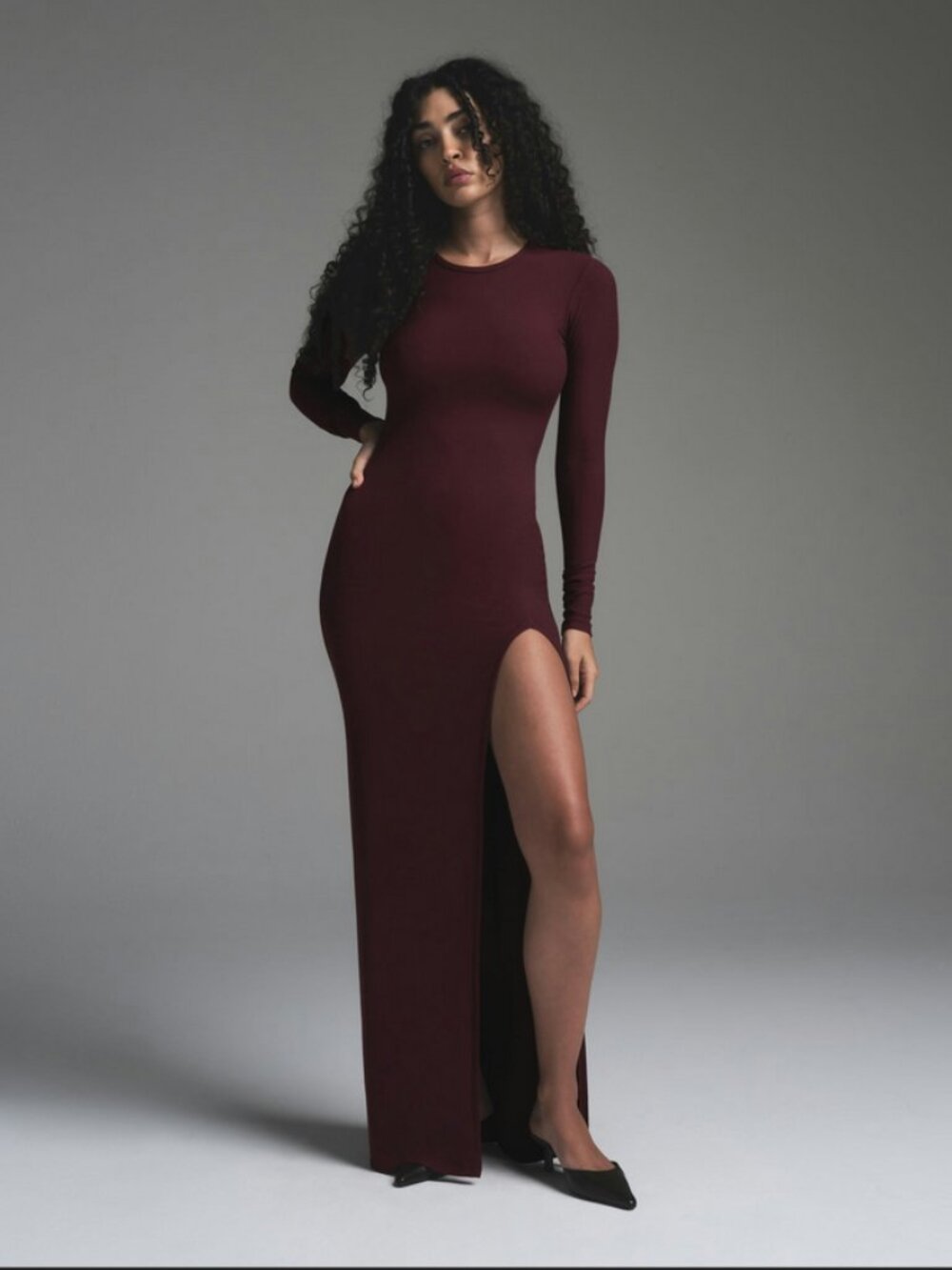 SKIMS Soft Lounge Long Sleeve Dress